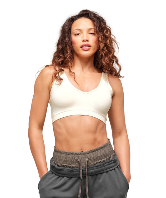 Everyday Seamless Sports Bra Soft White