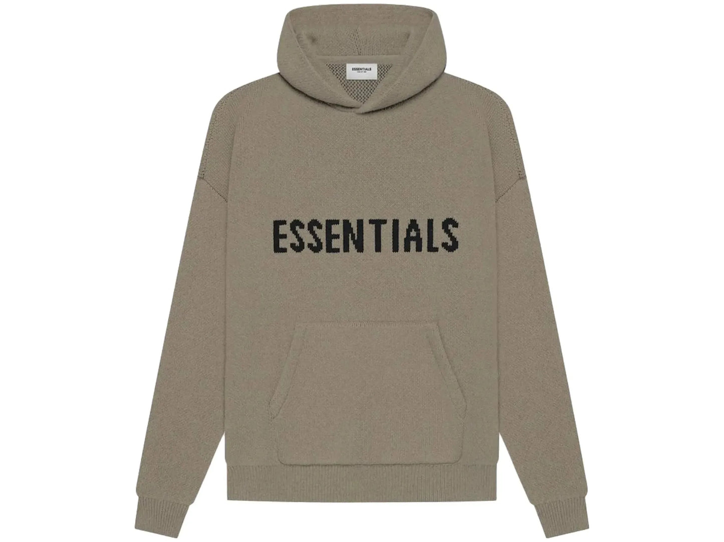 Fear of God Essentials Knit Pullover Hoodie (SS21)Taupe