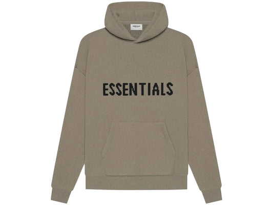 Fear of God Essentials Knit Pullover Hoodie (SS21)Taupe