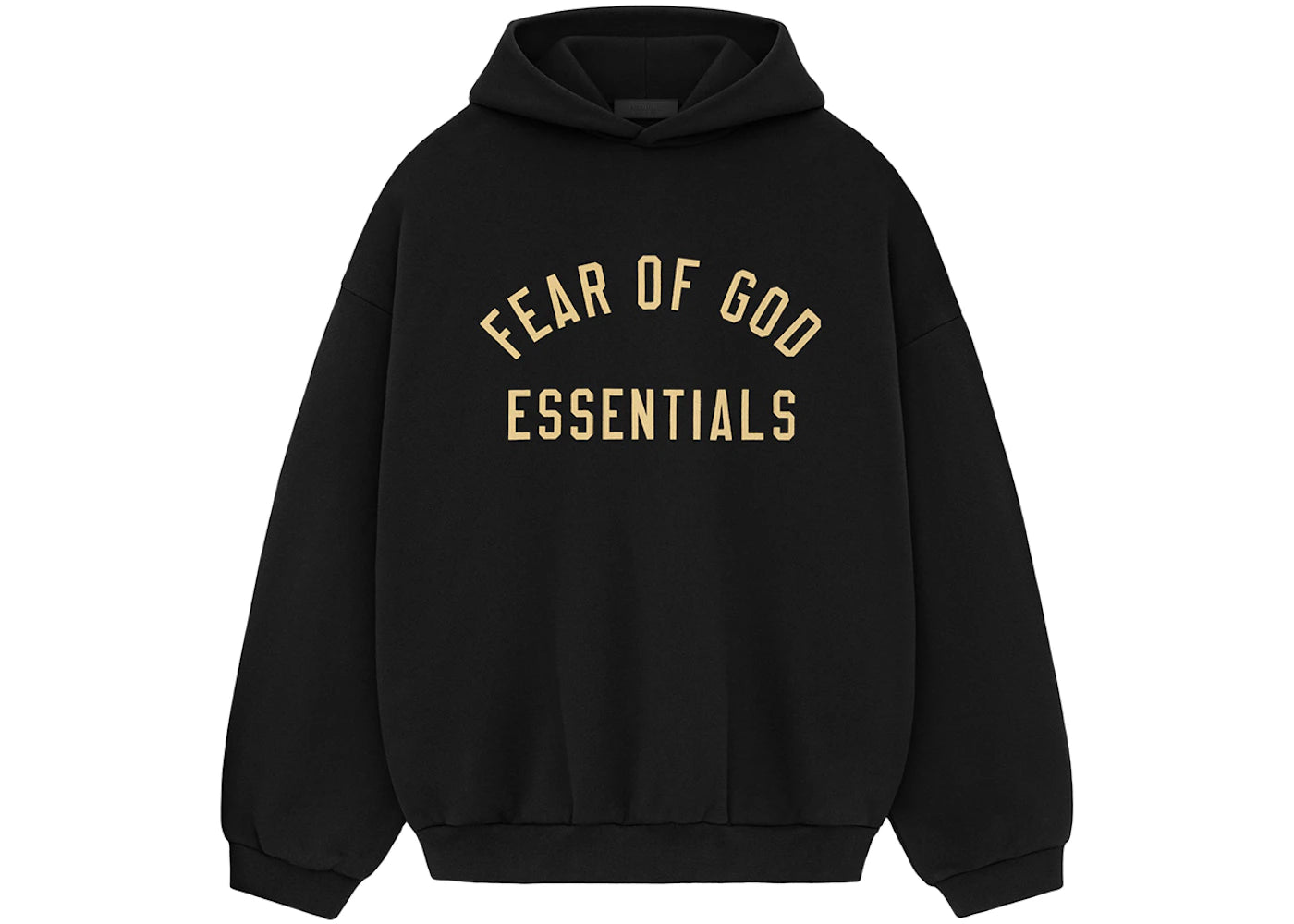 Fear of god essentials fleece ii hoodie black