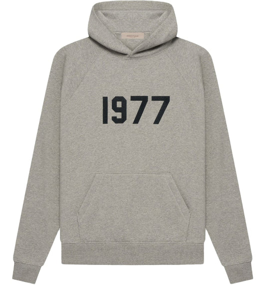 FEAR OF GOD ESSENTIALS 1977 DARKOATMEAL HOODIE