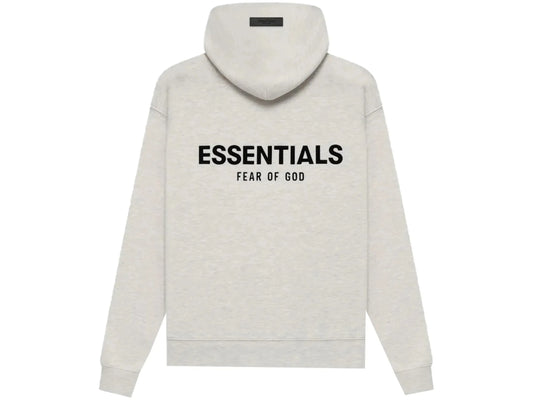 FEAR OF GOD ESSENTIALS HOODIE LIGHT OATMEAL