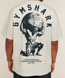 Atlas T-Shirt oversized fit Tinted White