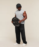 GSLC Cut off tank boxy fit Bros Soft Grey Marl