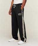 GSLC Taped Straight Leg Track Pants oversized fit Black