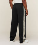 GSLC Taped Straight Leg Track Pants oversized fit Black