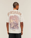 Gymshark x Frazetta Power T-Shirt oversized fit Tinted White