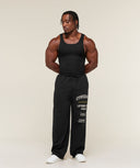 Global Lifting Wide Leg Pants oversized fit Black