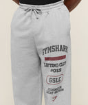 Global Lifting Wide Leg Pants oversized fit Light Grey Core Marl