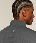 Train 1/4 Zip regular Black Core Marl