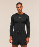 Train Long Sleeve T-Shirt muscle fit Black