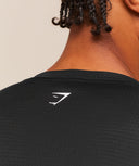 Train Long Sleeve T-Shirt muscle fit Black