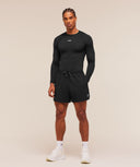 Train Long Sleeve T-Shirt muscle fit Black