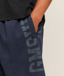 Accent Graphic Sweat Shorts oversized fit Heavy Blue