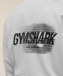 Hybrid Sweatshirt oversized fit Bros Soft Grey Marl