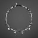 Broken Hearts Necklace - Silver RG1008S