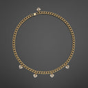 Broken Hearts Necklace - Gold RG1008G