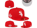 Chicago White Sox 2005 WS SIDE-PATCH UP Red-White Fitted Hat