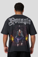 4318 - NARUTO DISTRESSED TEES BLACK/WHITE