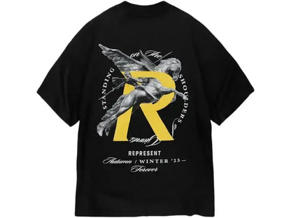 REPRESENT GIANTS T-SHIRT 'JET BLACK'