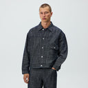 Kith Textured Indigo Alonzo Jacket - Dark Indigo