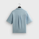 Kith Soft Woven Cropped Beckham Camp Collar Shirt - Light Indigo
