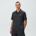 Kith Micro Waffle Drew Polo - Carbon