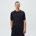 Kith Super Fine Viscose Knit Carrington Tee - Black