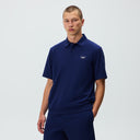 Kith Interlock Graham Polo - Deep Royal