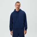 Kith Indigo Micro Fleece Williams III Hoodie - Dark Indigo