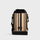 Kith Striped Raffia Drawstring Pouch - Radiant
