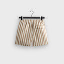 Kith Spun Silk Linen Stripe Kellen Short - Chai