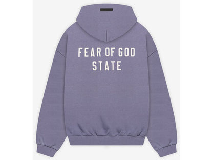 Fear of God Essentials Heavy Fleece Fullzip Hoodie LAVENDER