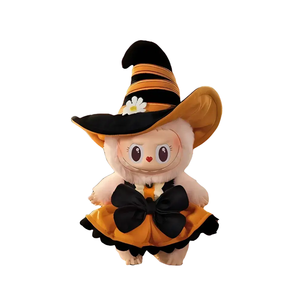 Pop Mart Labubu Magic of Pumpkin Mokoko (Pop Land Exclusive) Vinyl Plush Pendant