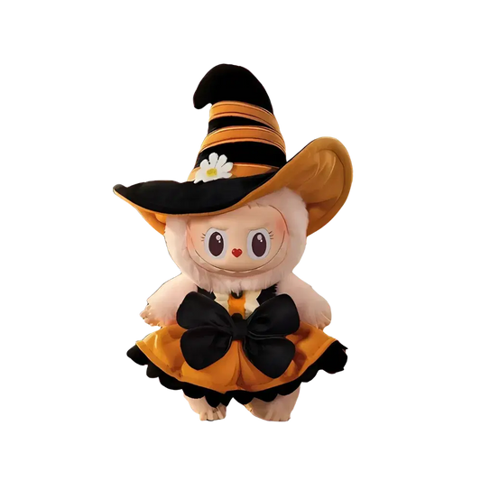 Pop Mart Labubu Magic of Pumpkin Mokoko (Pop Land Exclusive) Vinyl Plush Pendant