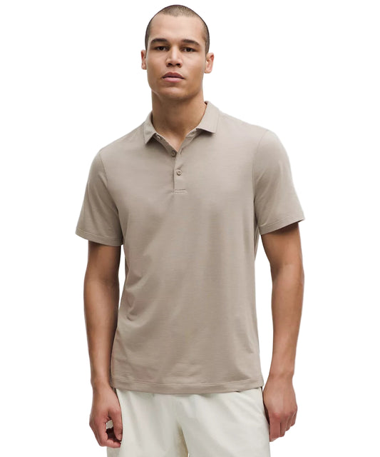 Evolution Short-Sleeve Polo Shirt Warm Ash Grey