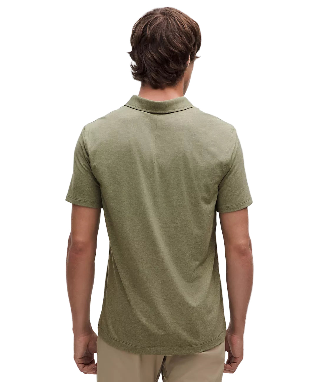 Evolution Short-Sleeve Polo Shirt Warm Heathered Bay Leaf