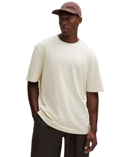 Heavyweight Cotton Jersey T-Shirt Palm Light Ivory