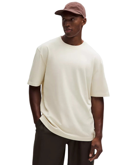 Heavyweight Cotton Jersey T-Shirt Palm Light Ivory