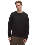 Wool-Blend Ribbed Sweater Black