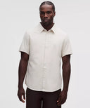 Airing Easy Short-Sleeve Shirt Grid Drift White Multi