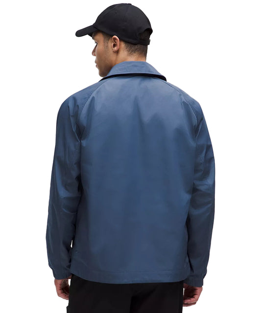 Coaches Jacket Blue Twill