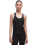 Swiftly Tech Racerback Tank Top 2.0 Waist Length Black