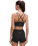 Like a Cloud Longline Bra Light Support Black