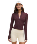 Define Cropped Jacket Nulu Goodnight Plum