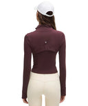 Define Cropped Jacket Nulu Goodnight Plum