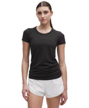 Swiftly Tech Short-Sleeve Shirt 2.0 Hip Length Black