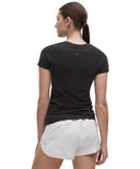 Swiftly Tech Short-Sleeve Shirt 2.0 Hip Length Black