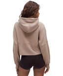 Scuba Oversized Full-Zip Hoodie Nutmeg/Gold