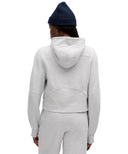 Scuba Oversized Half-Zip Hoodie Heathered Core Ultra Light Grey